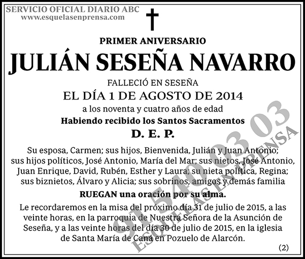 Julián Seseña Navarro